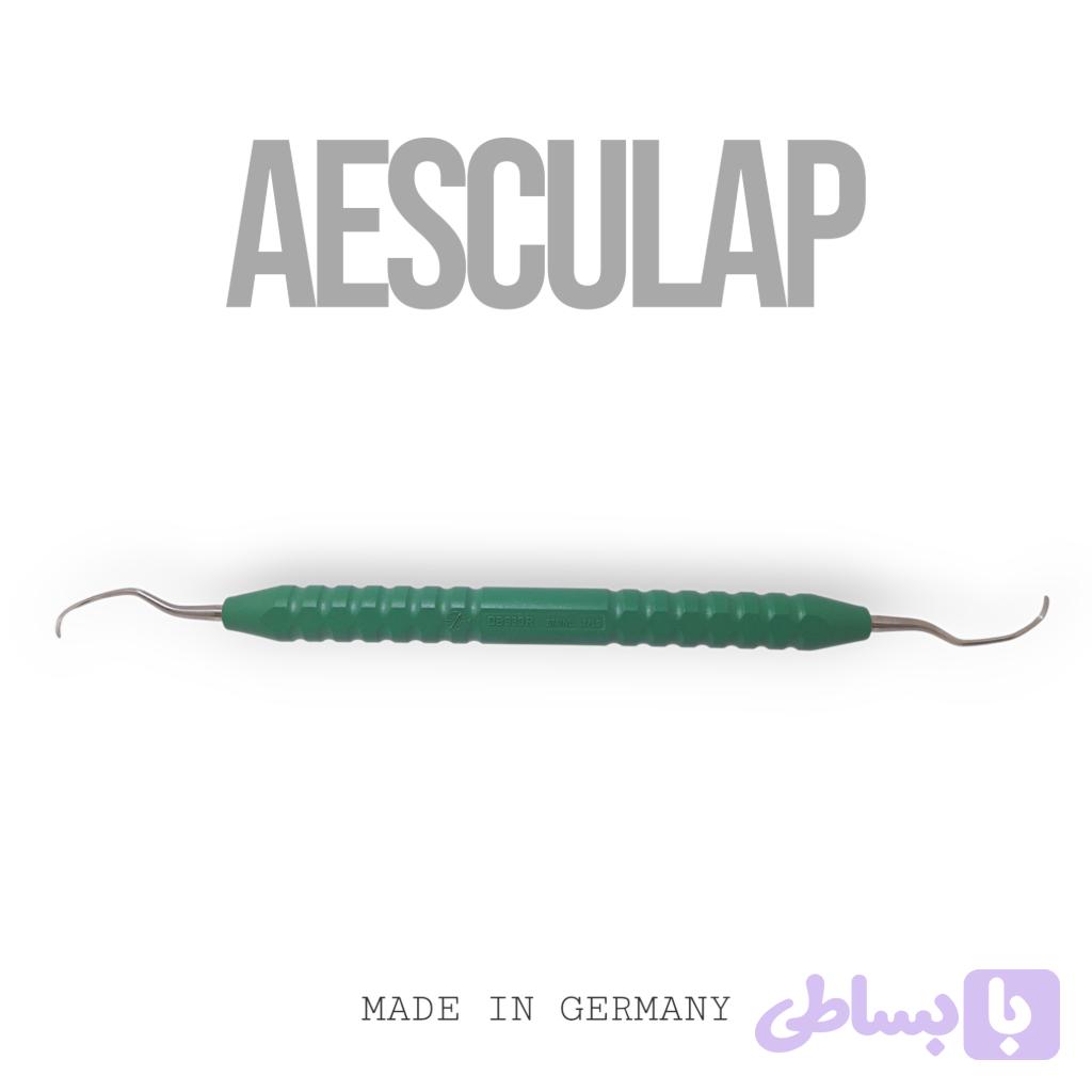 Aesculap Curette Langer DB330R – اسکولاپ کورِت یونیورسال لانگر مدل DB330R - دو سر L1/L2 — تصویر 1