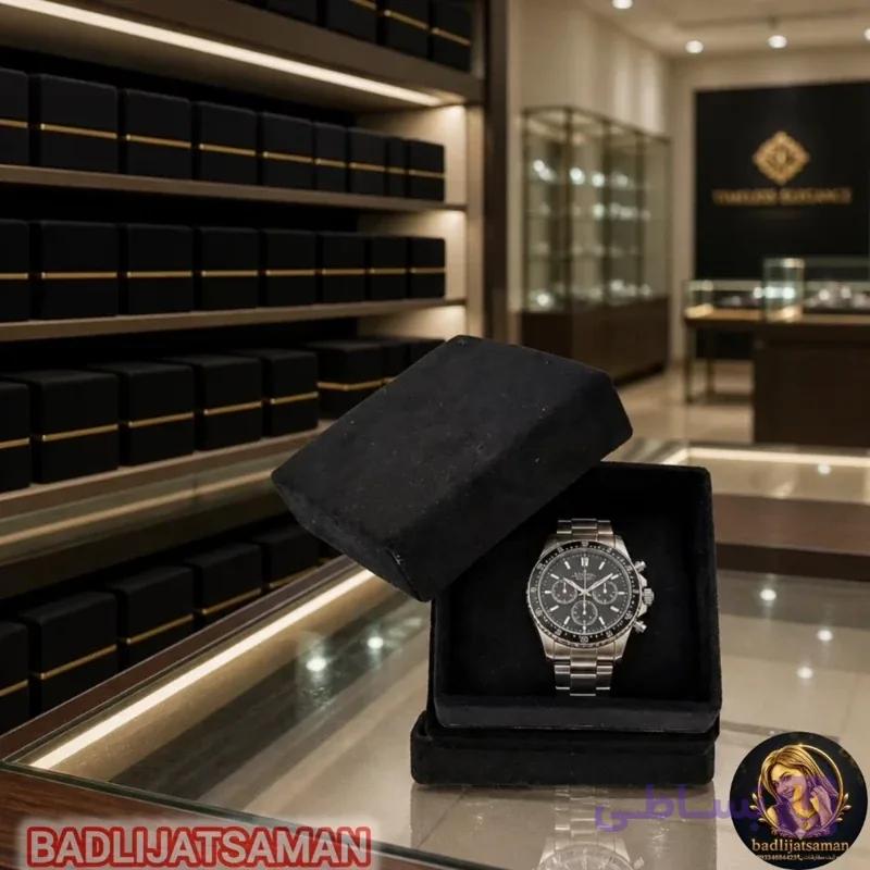 جعبه ساعت مشکی کیفیت A