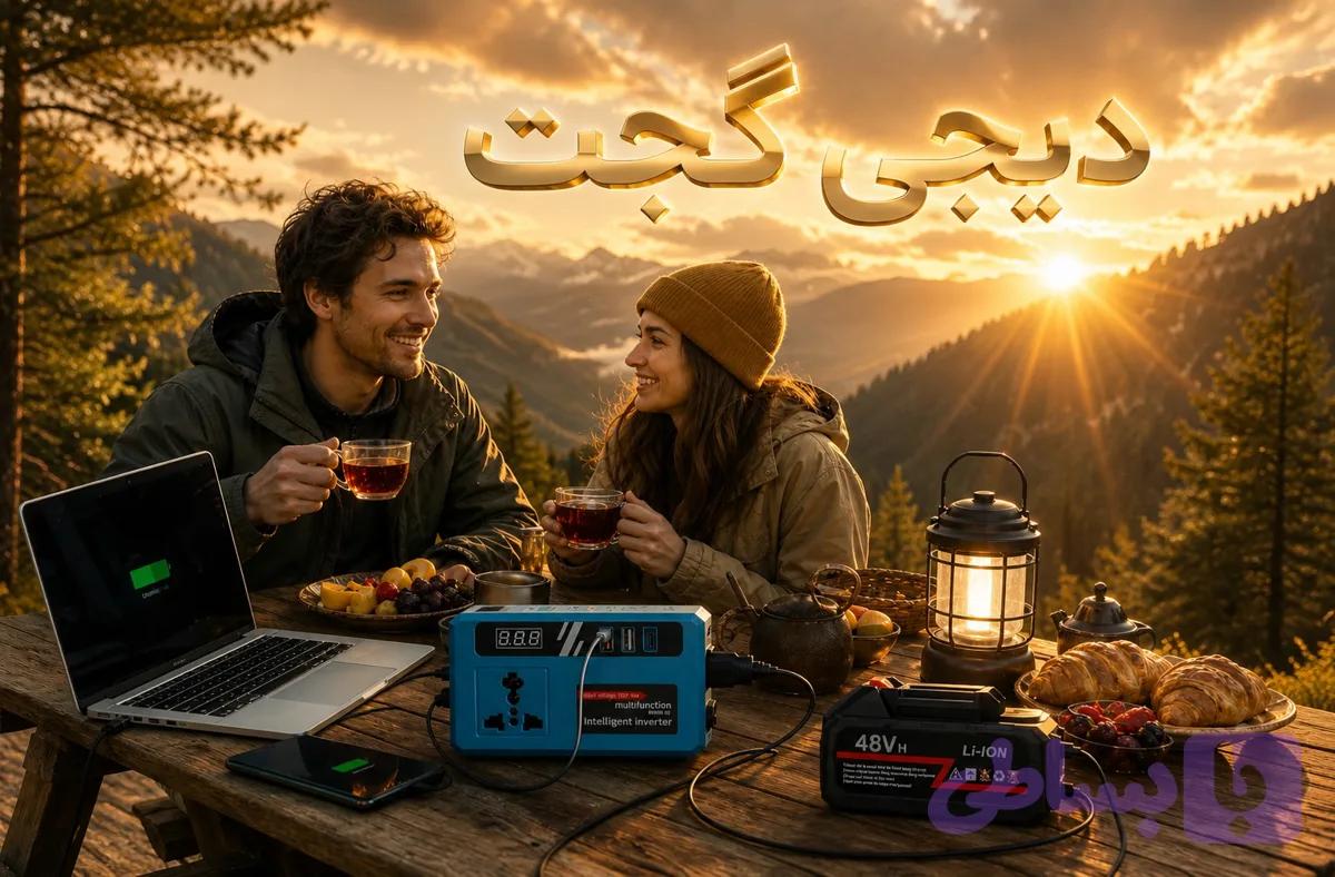 اینورتر شارژی هوشمند ۲۲۰ ولت همراه با باتری 48ولت — تصویر 1