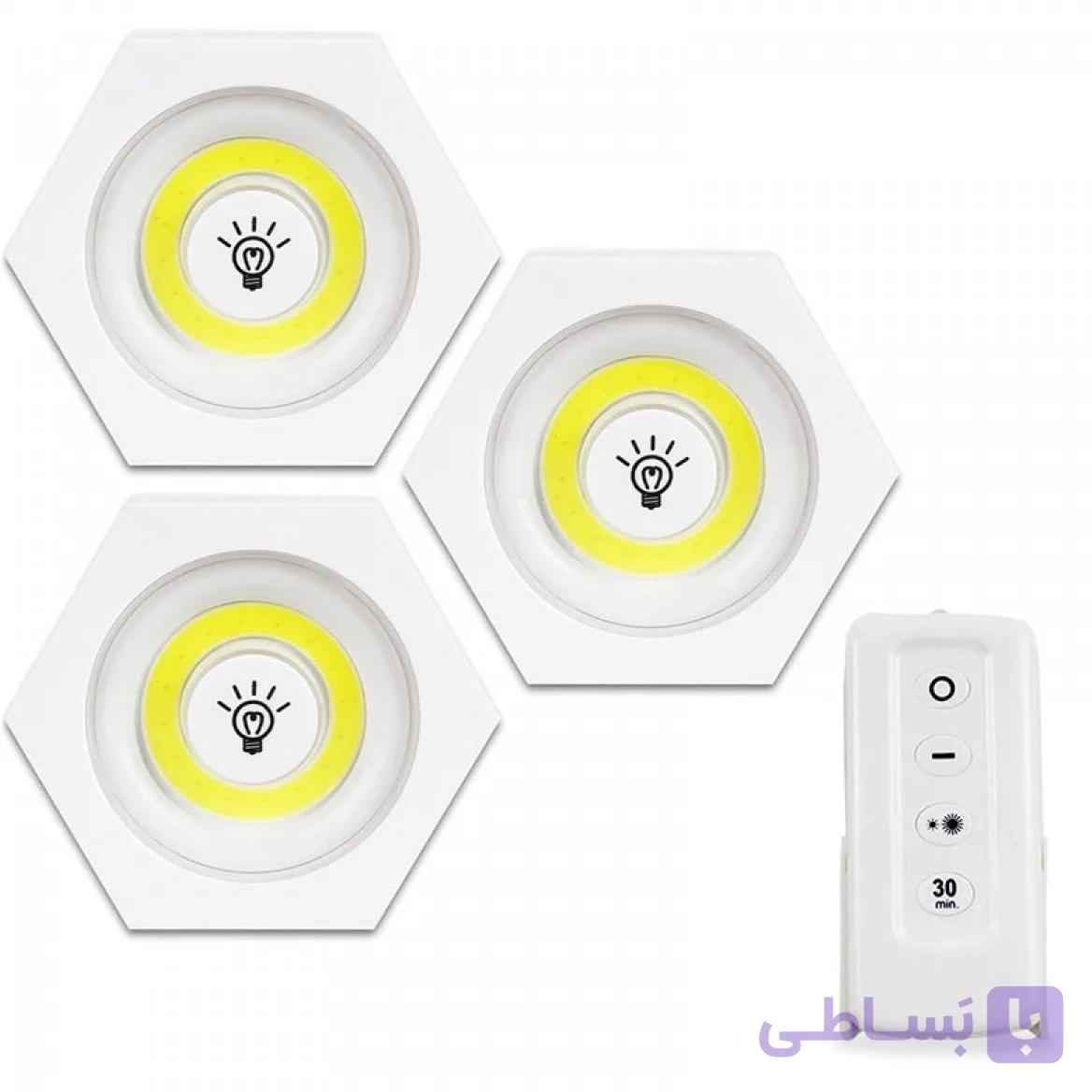 چراغ زیر کابینتی بدون سیم (باطری خور ریموت دار) — تصویر 1