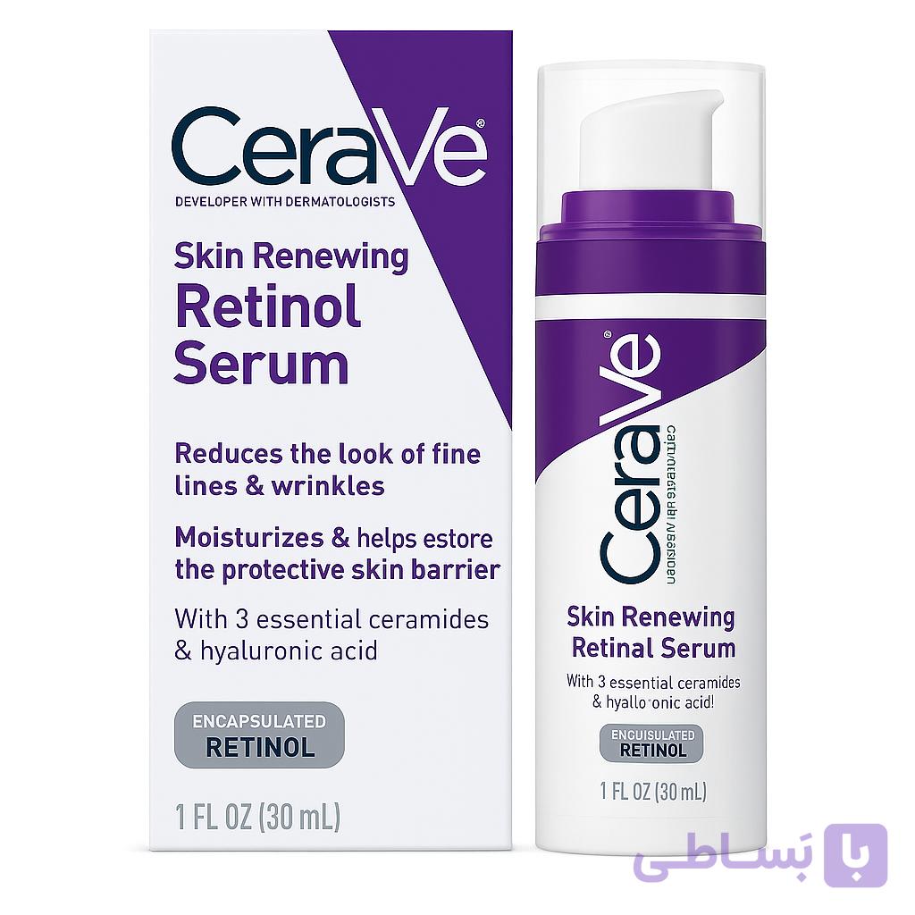 سرم رتینول ضد چروک سراوی 30 میل | جوانسازی و بازسازی پوست با CeraVe — تصویر 1
