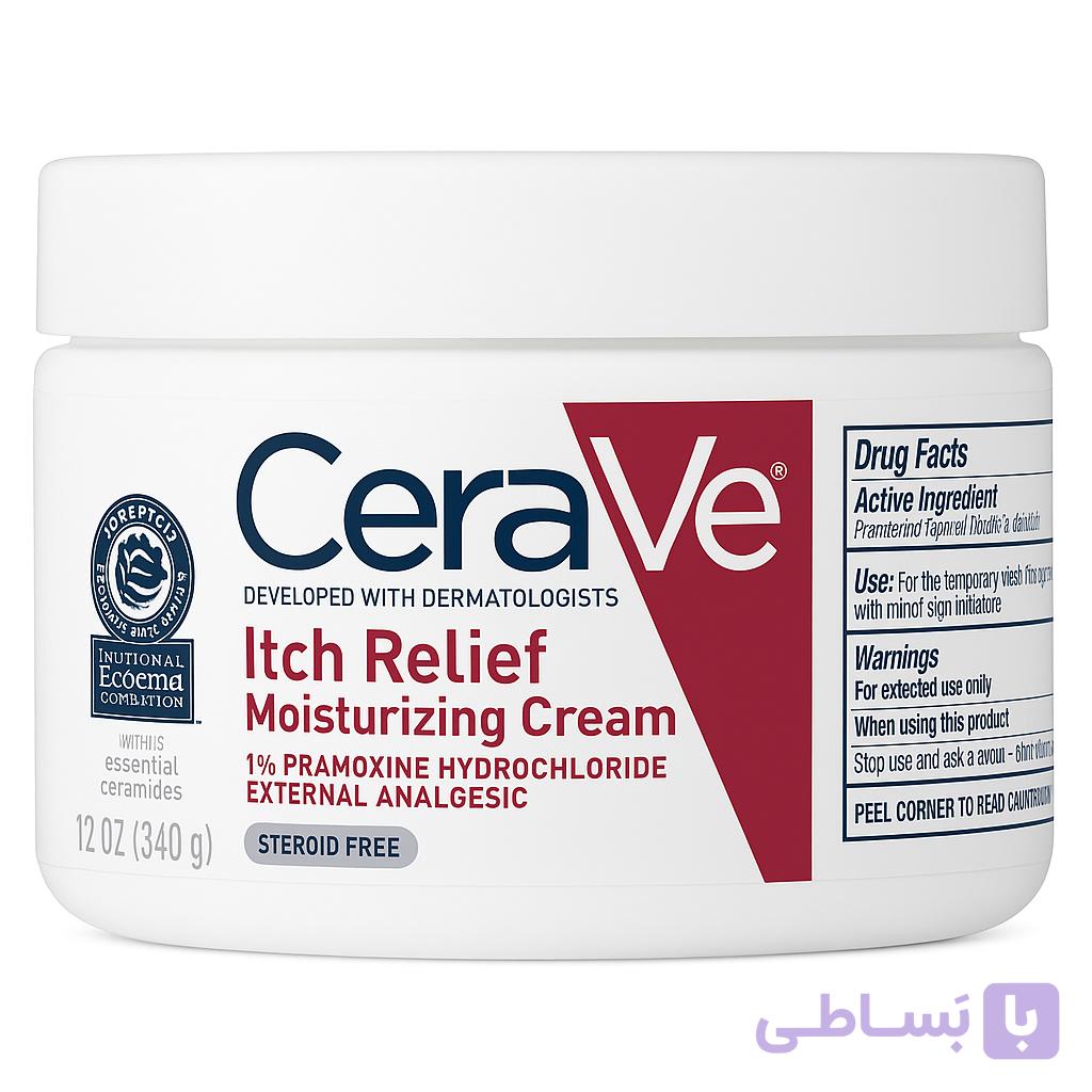 لوسیون تسکین‌دهنده خارش پوست CeraVe با پراموکسین | مناسب اگزما و پوست خشک — تصویر 1