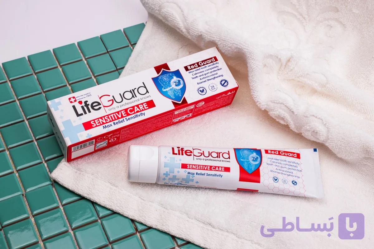 خمیر دندان حساس(Red Guard) برند لایف گارد