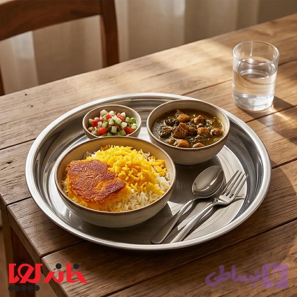 سینی استیل یونیک سایز ۳۰ — تصویر 1