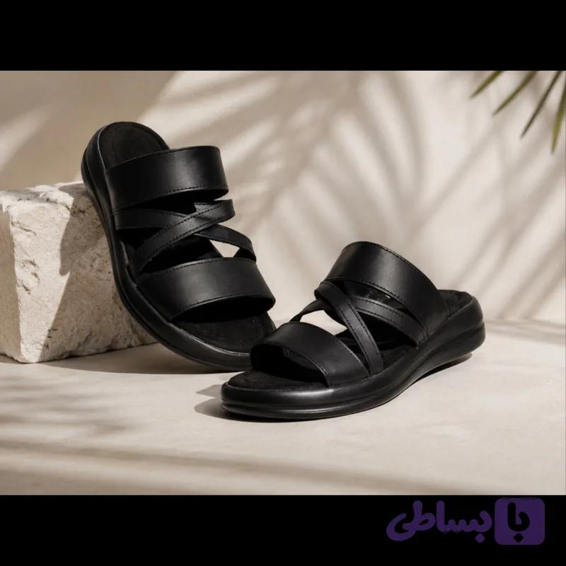 دمپایی طبی زنانه چرم طبیعی مدل 20