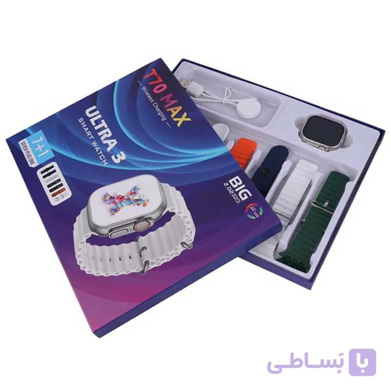 ساعت هوشمند T70 Max Ultra3 سایز ۴۹ میلیمتر با نمایشگر سوپر آمولد و GPS — تصویر 1