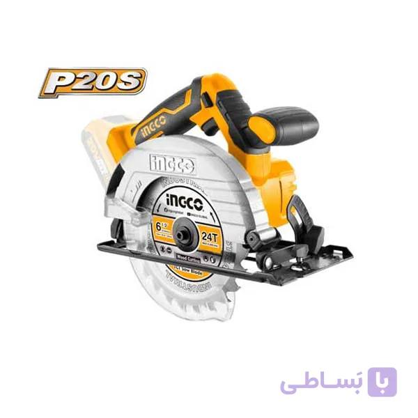 اره دیسکی 20 ولت شارژی اینکو مدل CSLI1651 — تصویر 1