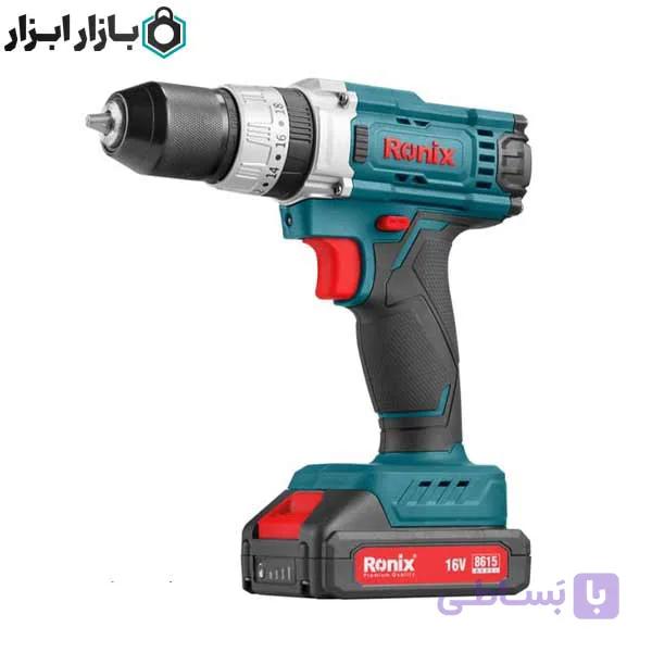 دریل پیچ گوشتی شارژی 16ولت رونیکس مدل 8615 — تصویر 1