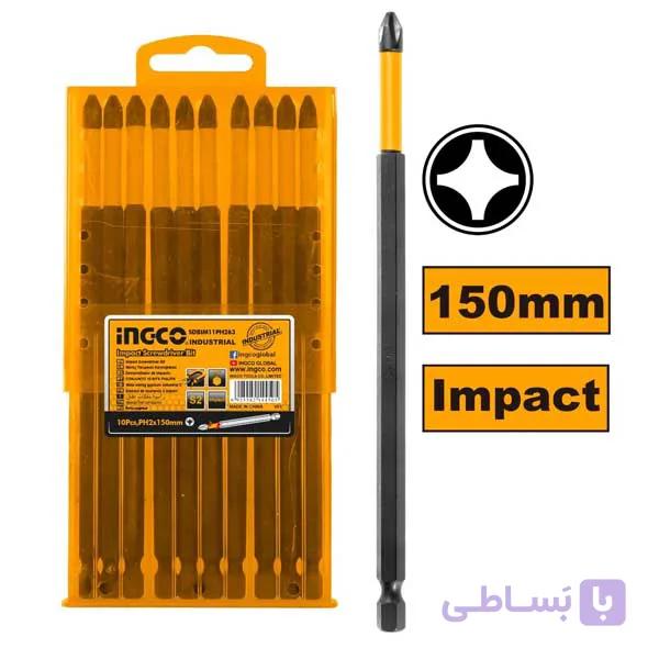 ست 10 عددی سر پيچ گوشتی یکسر چهار سو اینکو مدل SDBIM11PH263 — تصویر 1
