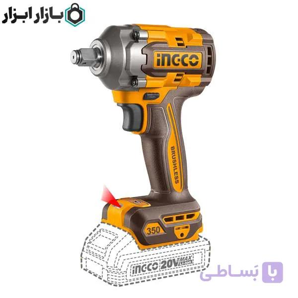 بکس شارژی ضربه‌ای ۲۰ ولت اینکو مدل CIWLI20351 — تصویر 1