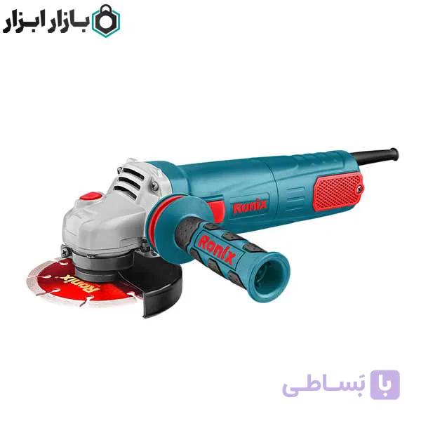 مینی فرز برقی 1100 وات دیمردار همراه با کیف رونیکس 3100K — تصویر 1