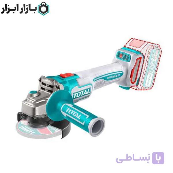 مینی فرز شارژی براشلس صنعتی توتال مدل TAGLI211541 — تصویر 1