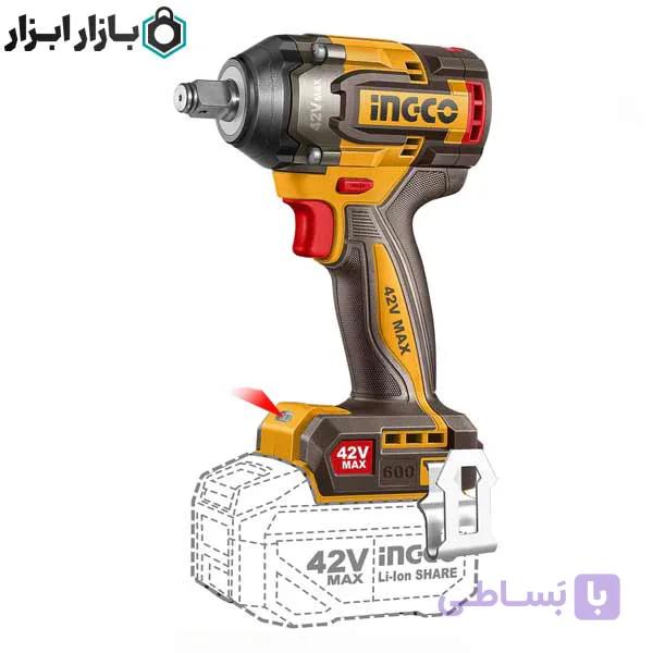بکس شارژی 600 نیوتن 42 ولت براشلس اینکو مدل CIWLI42602 — تصویر 1