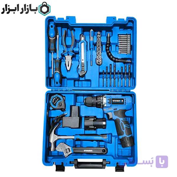 کیت ۴۰ پارچه همراه دریل شارژی ویوارکس مدل VR1240-CDK — تصویر 1