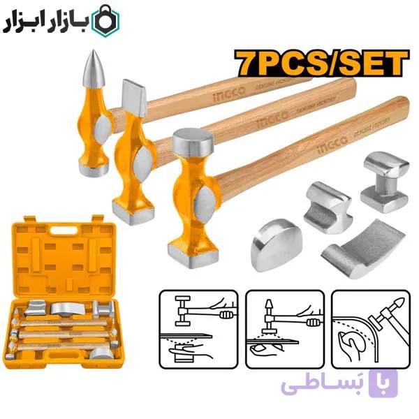 ست 7 پارچه ابزار صافکاری اینکو مدل HBAFH0711 — تصویر 1