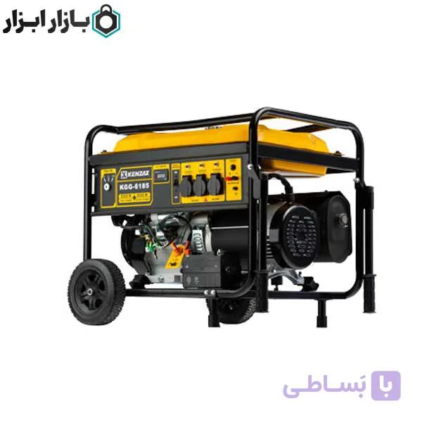 موتور برق 8500 وات استارتی چرخدار کنزاکس مدل 6185 — تصویر 1