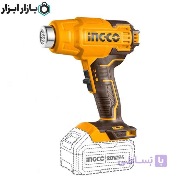سشوار صنعتی شارژی 20 ولت اینکو مدل HGLI20065 — تصویر 1