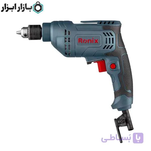 دریل برقی 6.5 میلی‌متری 400 وات رونیکس مدل 2107 — تصویر 1