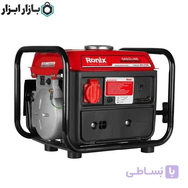 ژنراتور بنزینی 800 وات رونیکس مدل RH-4708 — تصویر 1