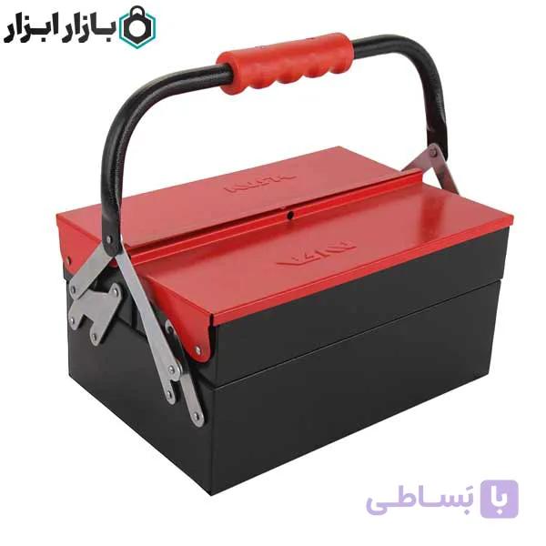 جعبه ابزار فلزی 2 طبقه 40 سانت آروا مدل 4705 — تصویر 1