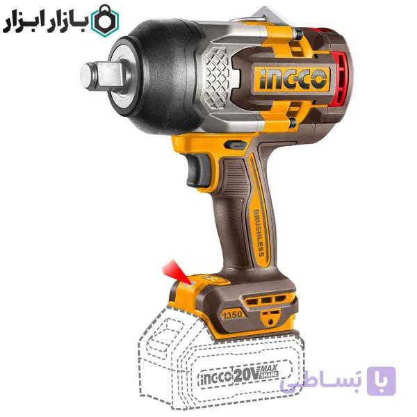 بکس شارژی موتور براشلس اینکو مدل CIWLI20135 — تصویر 1
