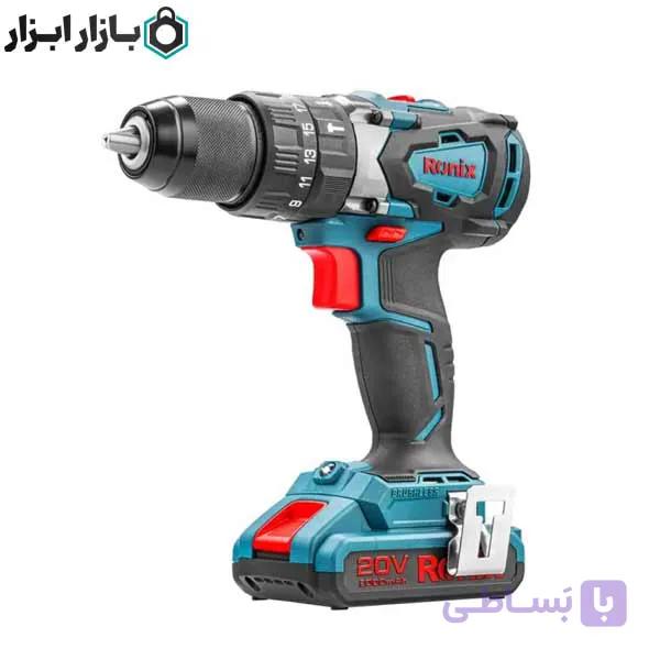 کیت دریل شارژی 20 ولت براش‌لس رونیکس مدل 8905K — تصویر 1
