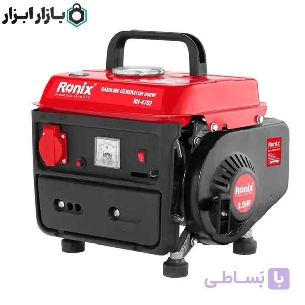 موتور برق بنزینی 800 وات رونیکس مدل RH-4702 — تصویر 1