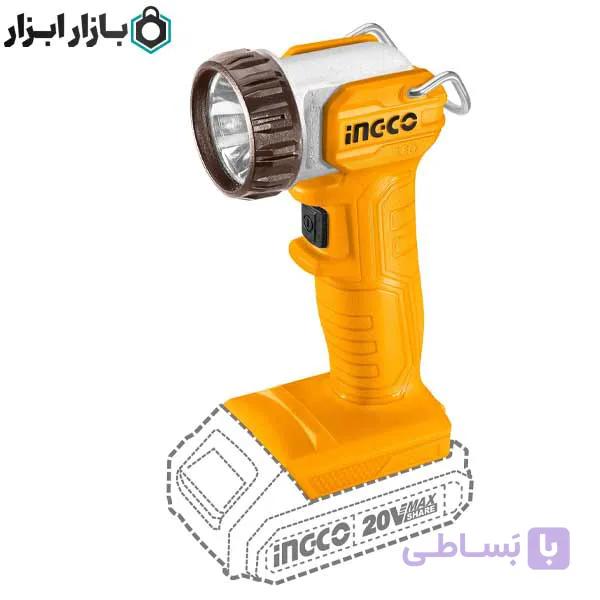 چراغ قوه شارژی ۲۰ ولت اینکو مدل CWLI2038 — تصویر 1