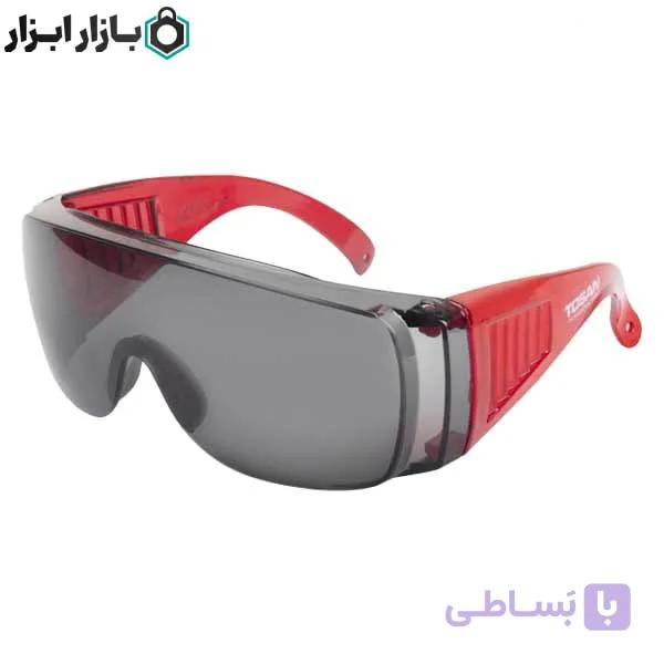 عینک ایمنی دودی (رو عینکی)توسن مدل TSG-200SG — تصویر 1