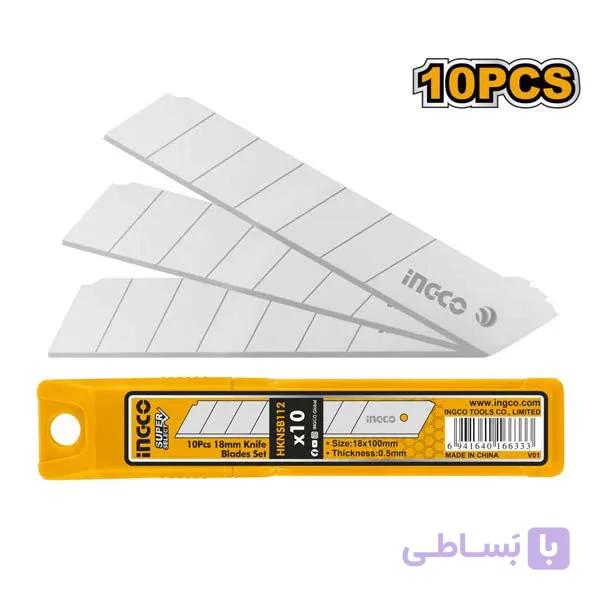 ست تيغه کاتر 10 عددی اینکو مدل HKNSB112 — تصویر 1
