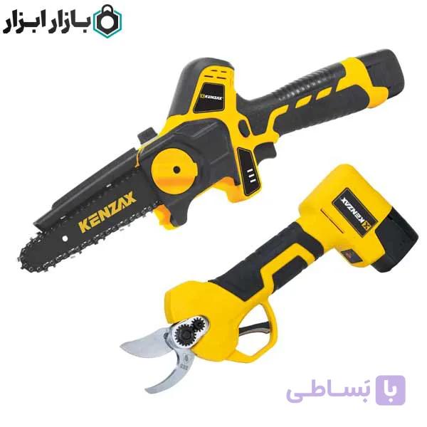 ست ترکیبی اره زنجیری و قیچی شارژی 16.8 ولت کنزاکس مدل 8740 — تصویر 1