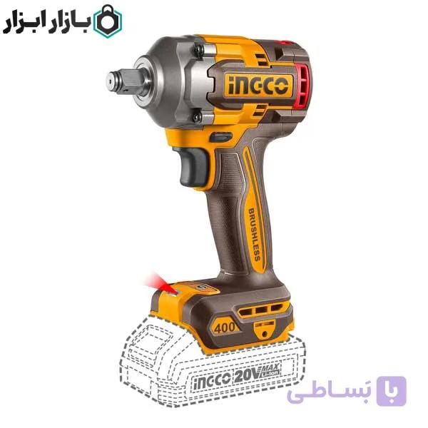 بکس شارژی ضربه‌ای 20 ولت اینکو مدل CIWLI20401 — تصویر 1