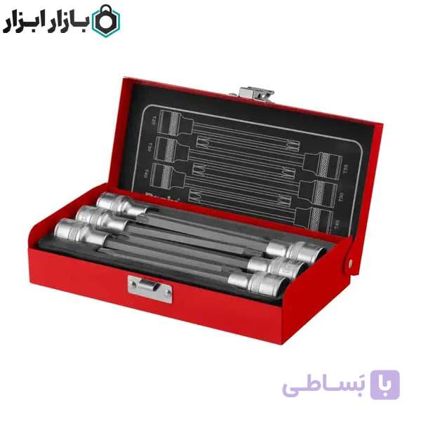 جعبه بکس 6 پارچه 1/2 اینچ ستاره ای رونیکس مدل RH-2691 — تصویر 1