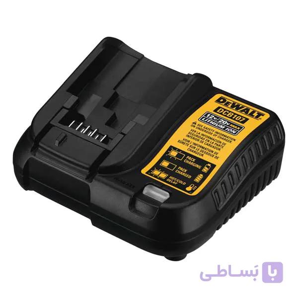 شارژر 10 تا 18 ولت دیوالت مدل DCB107-QW — تصویر 1