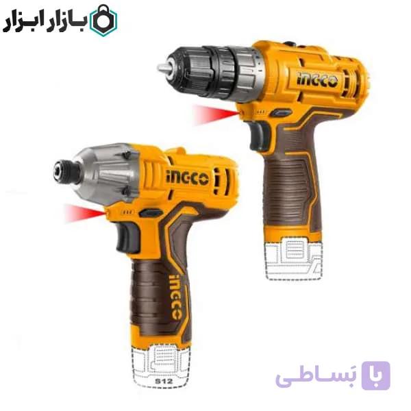 ست دریل شارژی و ایمپکت اینکو مدل COSLI240586 — تصویر 1