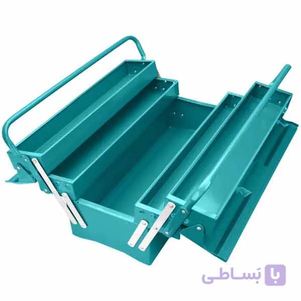 جعبه ابزار فلزی 3 طبقه توتال مدل THT10702 — تصویر 1