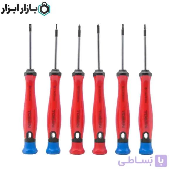 ست 6 عددی پیچ گوشتی ساعتی سری Brusk توسن مدل T4790 — تصویر 1