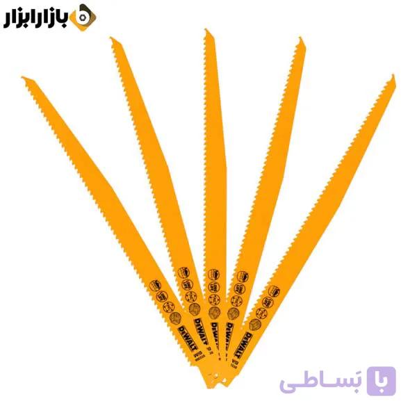 تیغ اره افقی بر دیوالت مدل DT2350 بسته 5 عددی see — تصویر 1