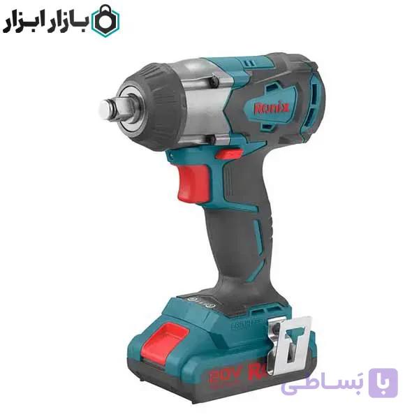 بکس شارژی براشلس 20 ولت رونیکس مدل 8672 — تصویر 1