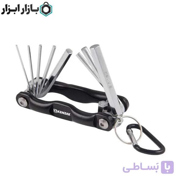 ست 8 پارچه آلن چاقویی ستار های شش گوش کنزاکس مدل KHK-108 — تصویر 1