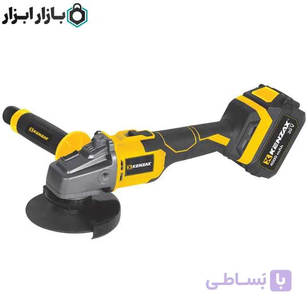 مینی فرز 115 میلیمتر شارژی 20 ولت براشلس -تک باتری کنزاکس مدل 8815 — تصویر 1