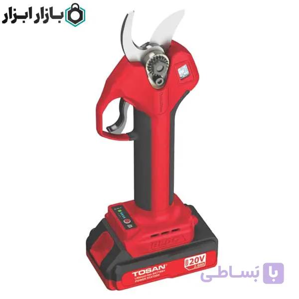 قیچی باغبانی شارژی 20 ولت براشلس توسن مدل 9550 — تصویر 1