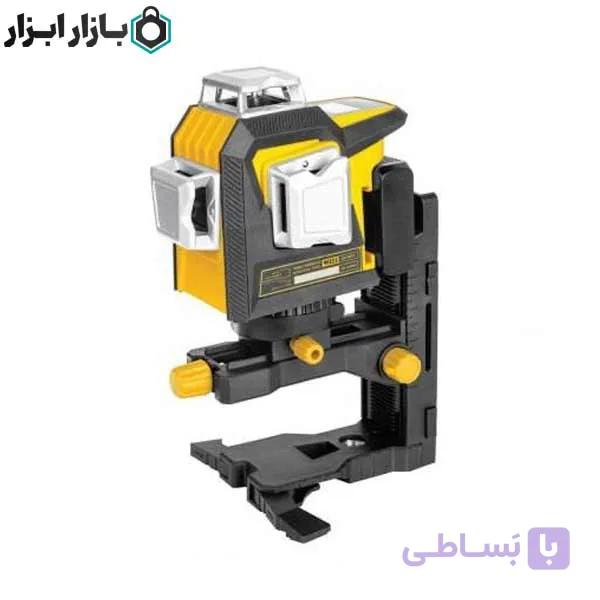 تراز لیزری ۱۲ خط شارژی سه بعدی (سبز) دیجیتال بهمراه سه پایه و کیف کنزاکس مدل 1133P — تصویر 1