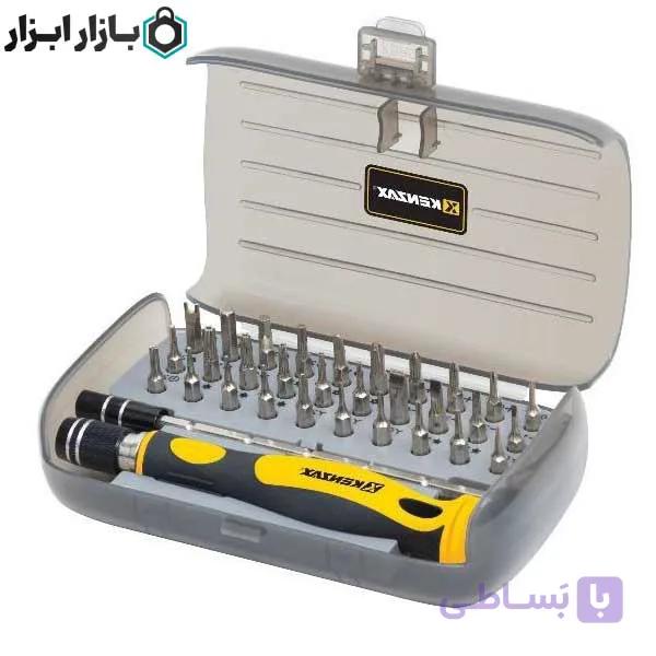 ست پیچ گوشتی موبایلی 32 پارچه کنزاکس مدل 9283 — تصویر 1