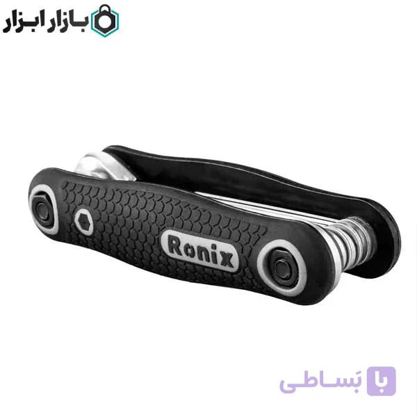 مجموعه 8 عددی آچار آلن شش گوش چاقویی رونیکس مدل RH-2020 — تصویر 1