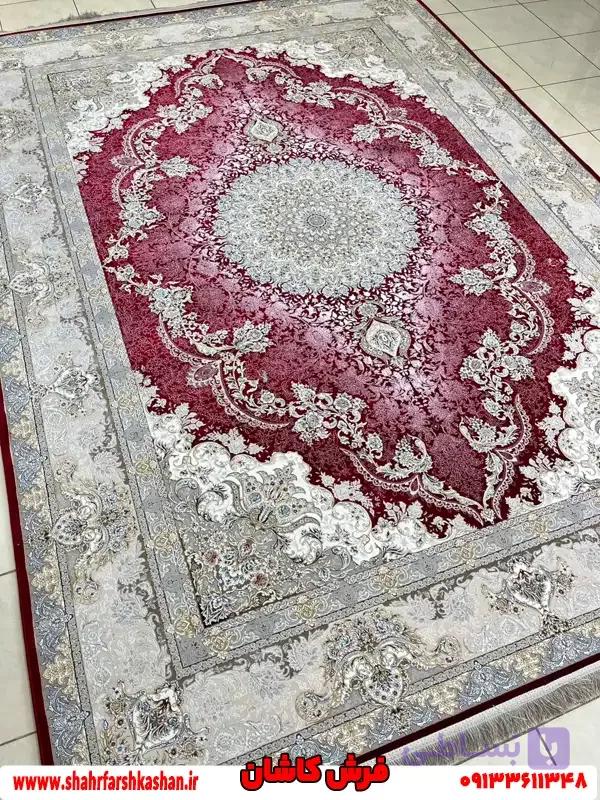 فرش لاکی 1500 شانه طلاکوب طرح محوا — تصویر 1