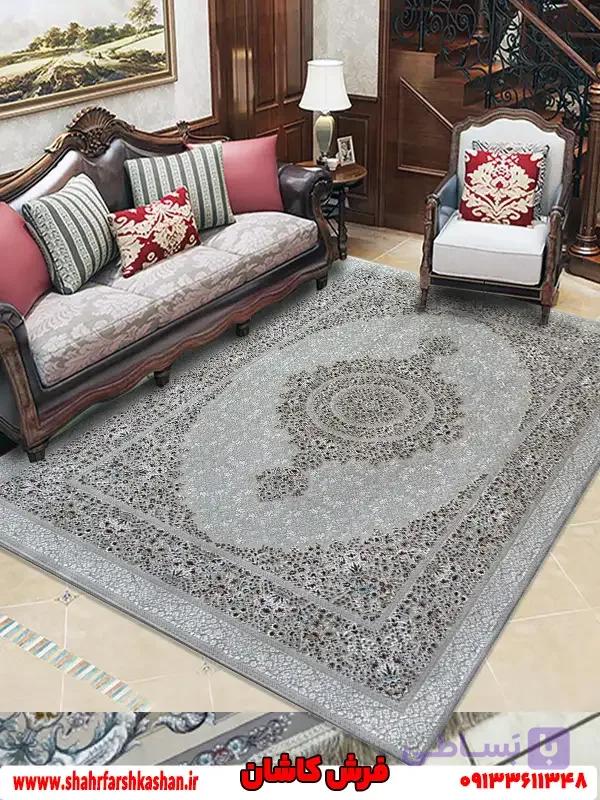 مدل سروین کرم فرش مدرن 1500 شانه تراکم 4500 — تصویر 1