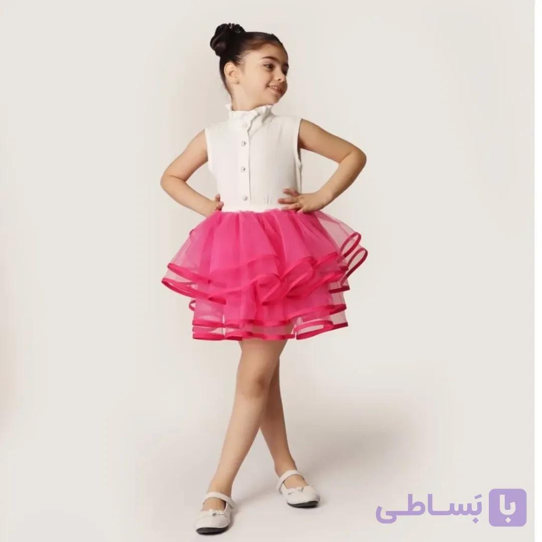 تاپ یقه چین حریر دخترانه