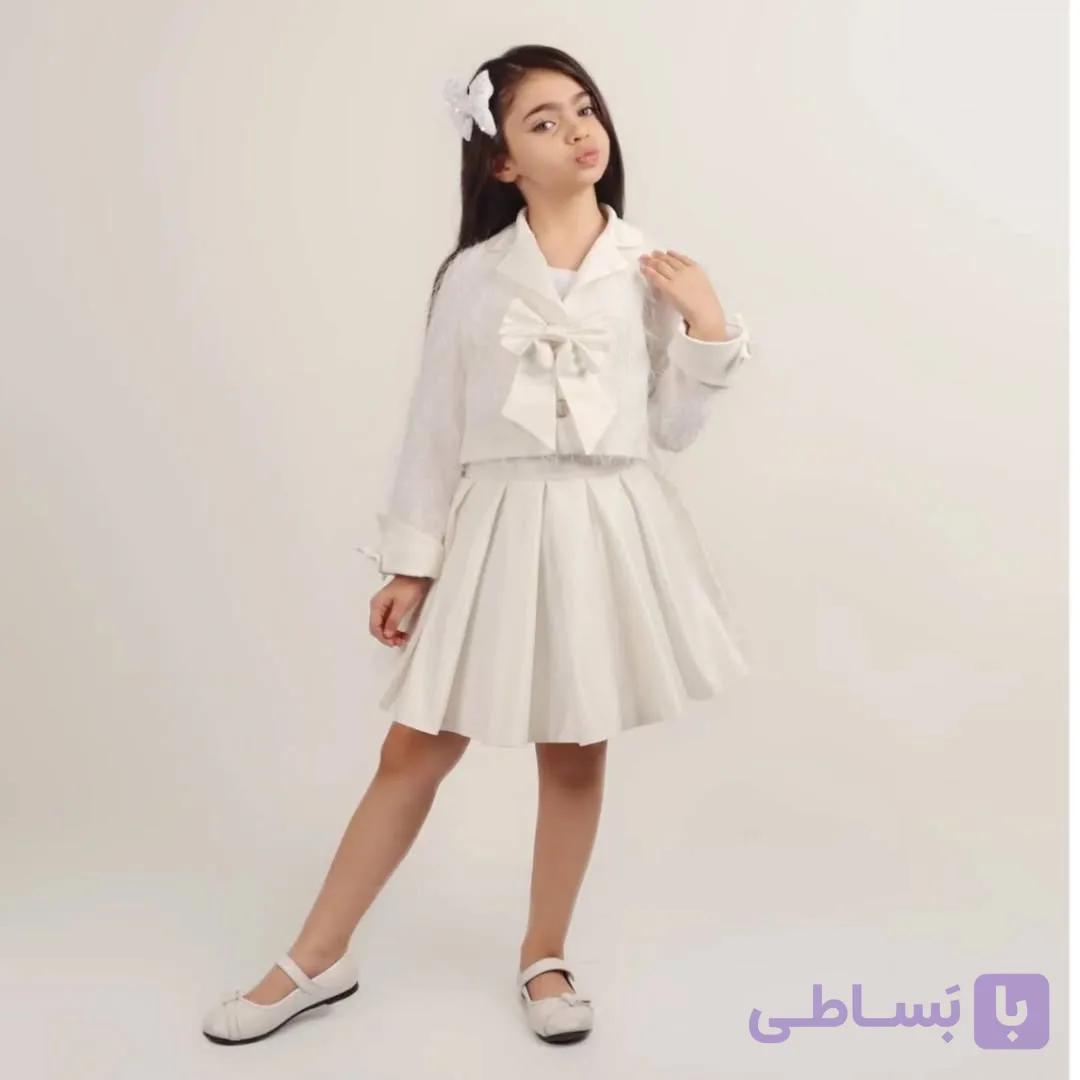 کت مجلسی بچگانه جنس یاخما و ساتن