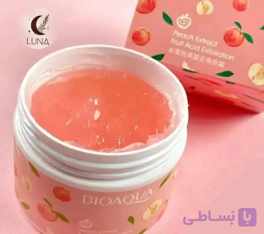 اسکراب لایه بردار پوست صورت و دست هلو بایواکوا BIOAQUA